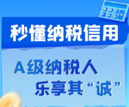 秒懂纳税信用 | A级纳税人 乐享其“诚”