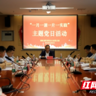 湖南省医疗保障局办公室党支部开展“一月一课一片一实践”活动