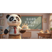 微动漫《守护山河十载春 安安与你话国安》