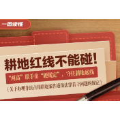 耕地红线不能碰！“两高”联手出“硬规定”，守住耕地底线