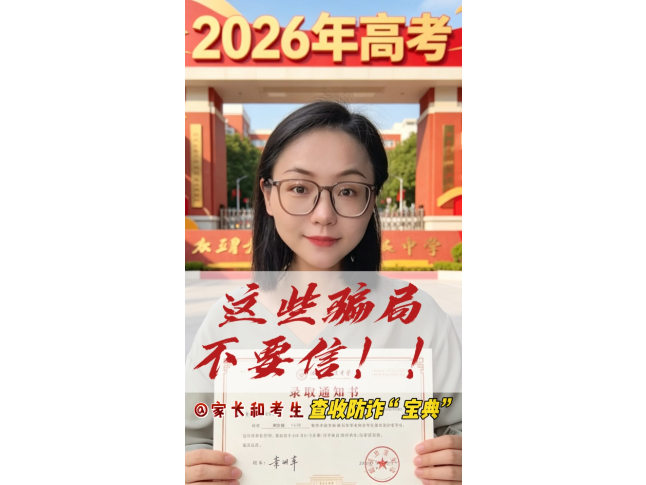 比高考数学最后一题更难的，是考后防骗！