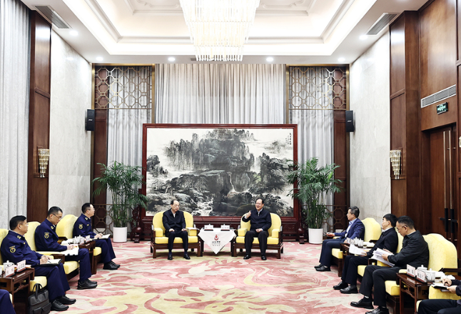 省政府与国家消防救援局举行工作会谈 毛伟明周天出席