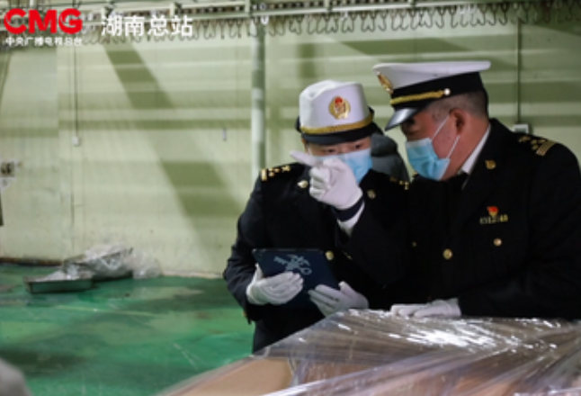 全国首批出口新加坡冰鲜猪肉在湖南发运