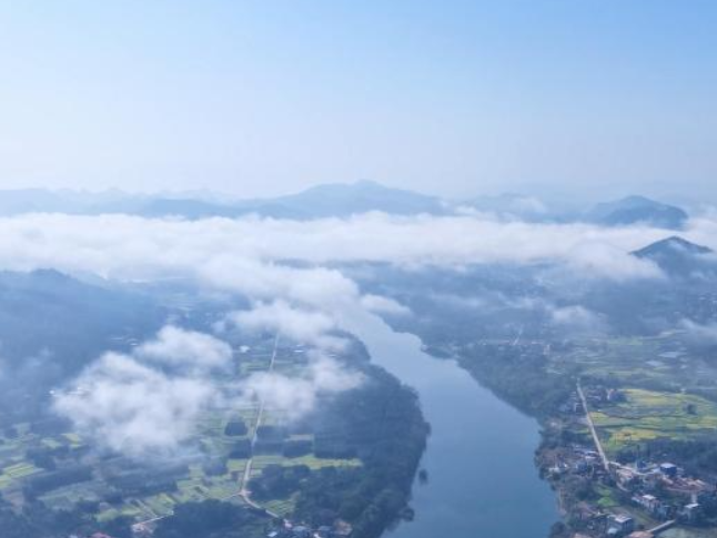 瞰中国｜湖南东安：云河漫城画中游