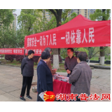 澧县举办第八个全民国家安全教育日活动法治宣传活动