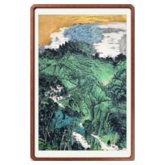 【美术类一等奖】《绿水青山就是金山银山》 湖南省司法厅 舒志明