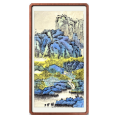 【美术类优胜奖】《青风梓廉深山闻话》  湖南省女子监狱 吴艳红