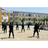 超燃！特警“硬核”进校园，给虞唐镇的孩子们送上一堂普法宣传课