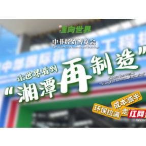 “莲”向世界丨中非经贸博览会 让世界看到“湘潭再制造”