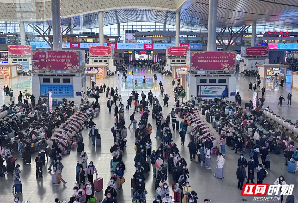 2023年春运收官：湖南18个高铁站发送旅客878.7万人