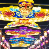 河南南阳特色灯展文化气息浓 欢欢乐乐过佳节