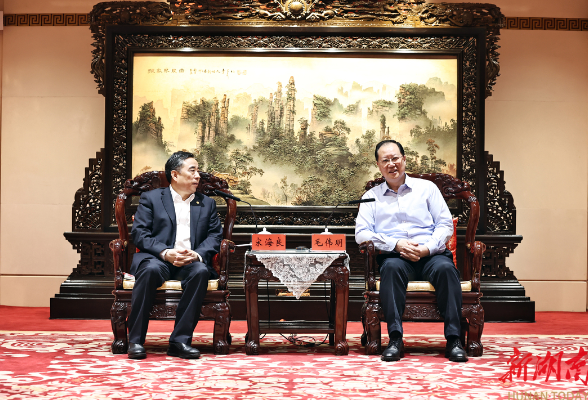 毛伟明与中国能建董事长宋海良座谈