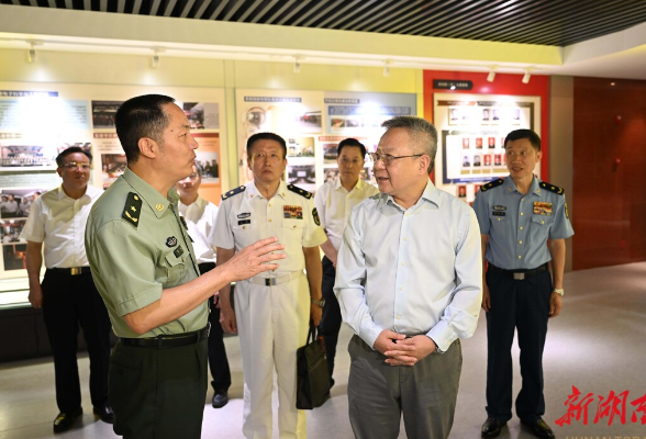 沈晓明赴国防科技大学调研：加快科研成果转化 为实现“三高四新”美好蓝图注入强劲动能