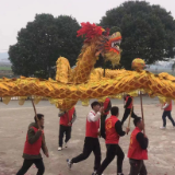 宜章县晓夏街村：大年初一 舞龙贺新年