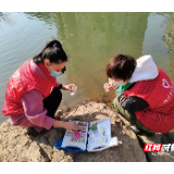 北湖区丽景社区“河小青”让碧水长清