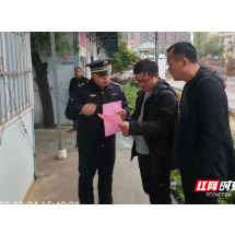 北湖区：一纸提示单 让建筑工地施工更文明