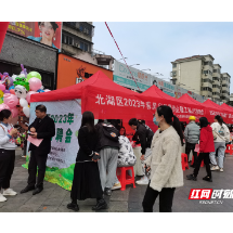 北湖区人社局：“春风”送岗稳就业 助企惠民促发展