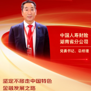 勇担金融使命 服务实体经济丨中国人寿财险湖南省分公司党委书记、总经理陈令伟：坚定不移走中国特色金融发展之路