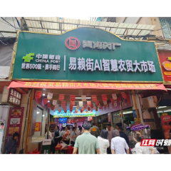 衡阳市首家AI智慧农贸市场在石鼓揭牌