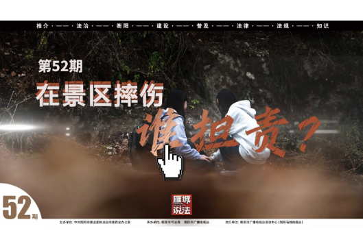 《雁城说法》第五十二期：在景区摔伤谁担责？