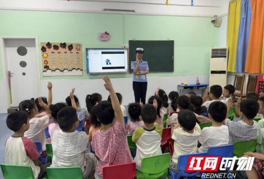 安全“童”行，平安一夏！雁峰交管大队走进幼儿园开展交通安全宣讲活动
