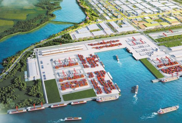 湘江新区虞公港码头一期工程预计6月底试运营