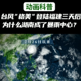 台风“格美”登录福建三天后，为什么湖南成了暴雨中心？