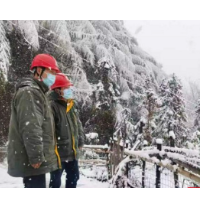 战风雪丨娄底供电“电骏马”踏雪巡线保供电