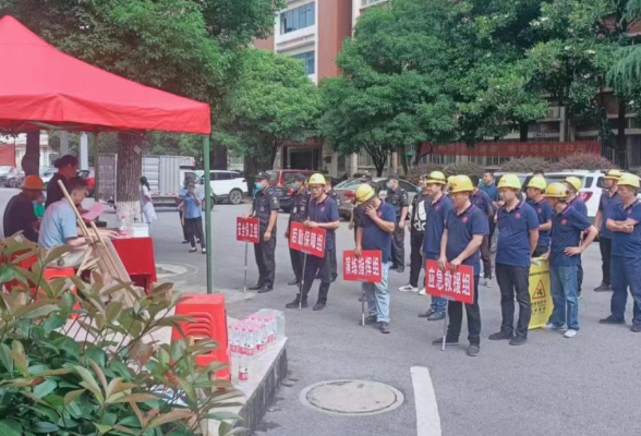 娄底市第一人民医院开展电梯困人应急救援演练