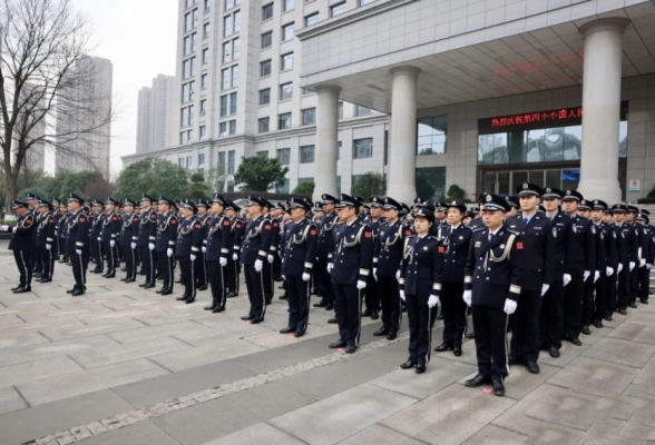 视频｜娄底市公安局举行升警旗仪式庆祝第四个中国人民警察节