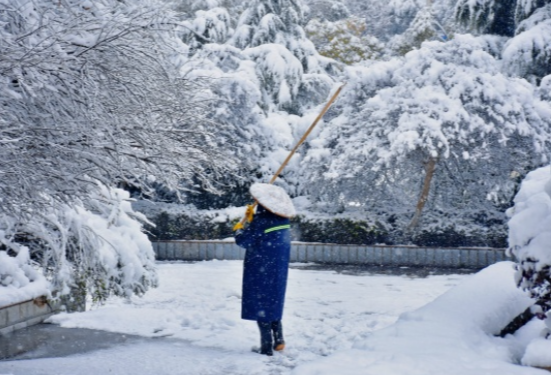 2024年，在娄底邂逅第一场雪！