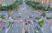 娄底中心城区渠化岛“焕新”升级