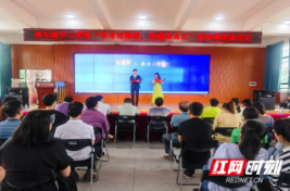 隆回县滩头镇中心学校开展“学身边榜样，做最好自己”巡回演讲活动