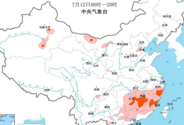 湖南等地部分地区最高气温可达37～39℃！高温黄色预警继续