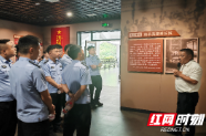 桃江县公安局青年民警赴张子清烈士纪念馆开展红色教育