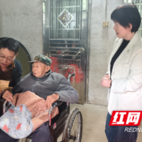 上门服务暖老兵  桃江县灰山港镇为抗美援朝老兵解忧