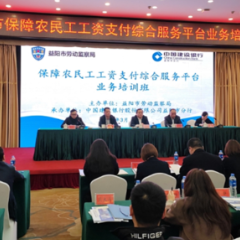 国寿财险益阳市中心支公司：助力农民工“安薪” 服务社会民生