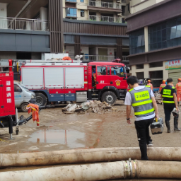 华汛紧急驰援 筑起抗洪抢险“安全防线”