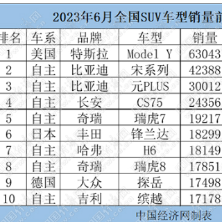 上半年SUV双主线：“强·自主”与“冲·电”