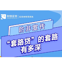 防非宣传丨“套路贷”的套路有多深