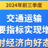 图解丨交通运输主要指标增长 折射经济向好态势
