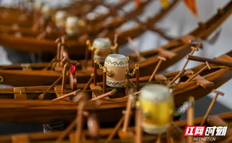 湖南道县：“龙船崽崽”跑出非遗创新加速度（组图）