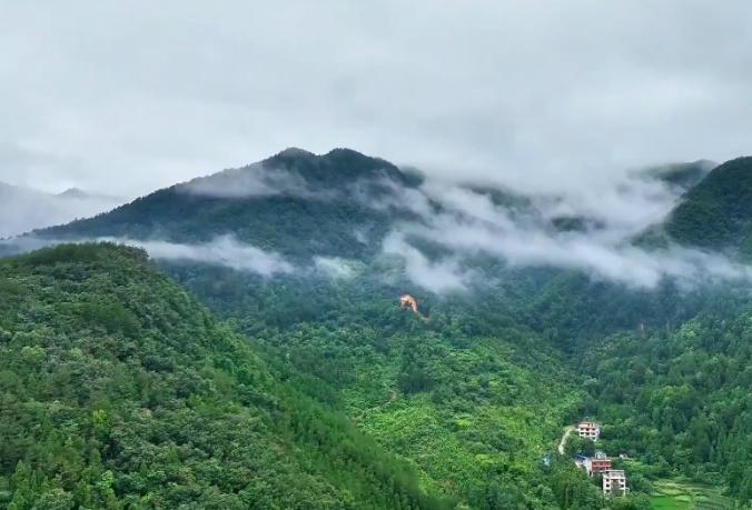 千城百县看中国｜湖南隆回：云飘雾绕 雨后大东山美不胜收