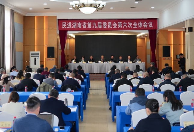 民进湖南省委会九届六次全会召开