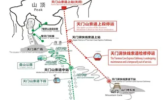 3月9日起，张家界天门山景区索道运行有调整