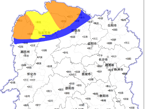 山洪灾害预警来了！张家界、湘西州、常德、怀化等地请注意防范