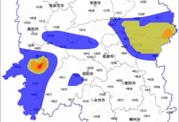 暴雨来袭！湖南发布山洪灾害四色预警，中方县红色预警，这9个市州要注意