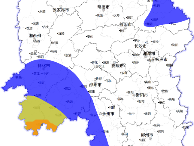 山洪灾害预警来了！城步、通道两县橙色预警，怀化、邵阳、岳阳、永州等地请注意防范