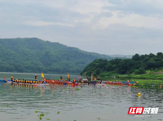 郴州市非遗附属项目永兴县西河龙舟竞渡安全工程正式启动