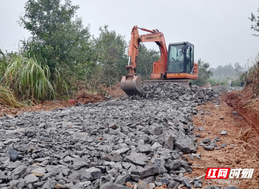 资兴市唐洞街道：修建“产业路” 乡村振兴跑出“加速度”